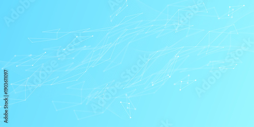 Global network connection banner design template. Header social network communication in the global business concept. Big data visualization. Internet technology.