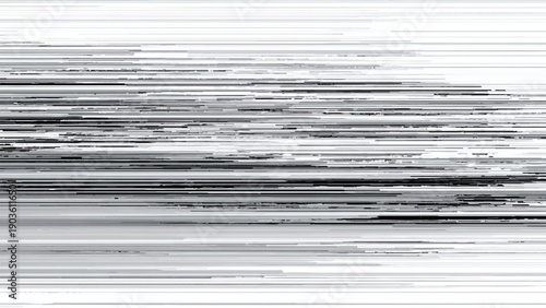 Glitchy horizontal lines screen distortion effect pattern