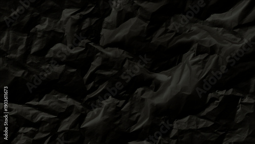 Dark crumpled paper texture background texture background