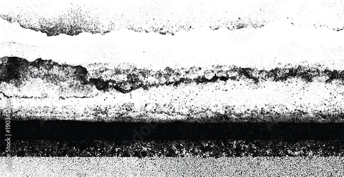 Grayscale abstract clouds and seal and scape with textured effect