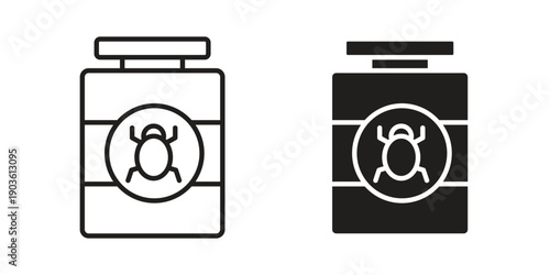 Insecticide icon and symbol. Vector illustration.eps