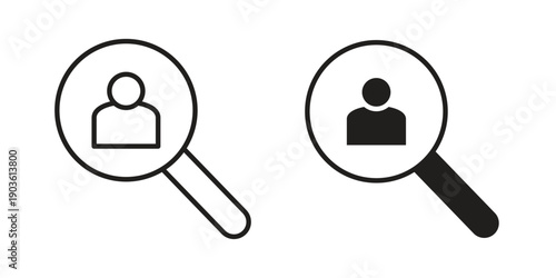 job vacancy icon and symbol. Vector illustration.eps