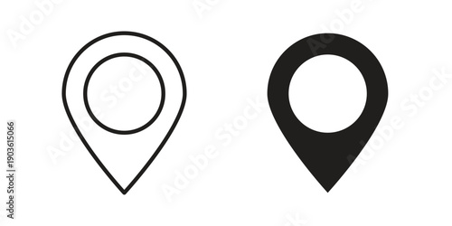 Free Download Map pointer icon and symbol. Vector illustration.eps - GFXLoad