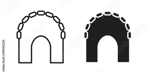 Maxilla icon and symbol. Vector illustration.eps