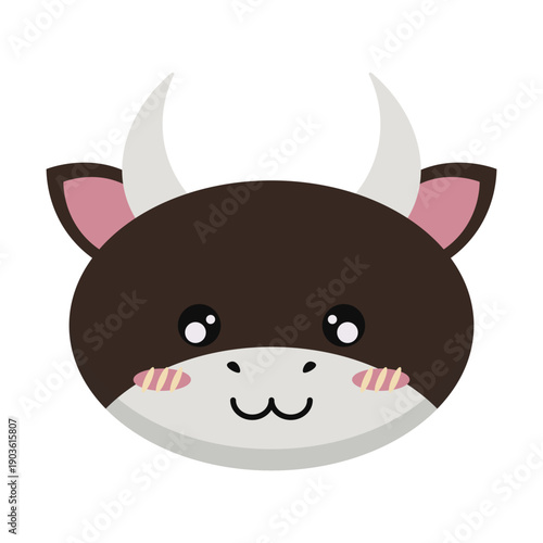 Cute Face Animal Illustration