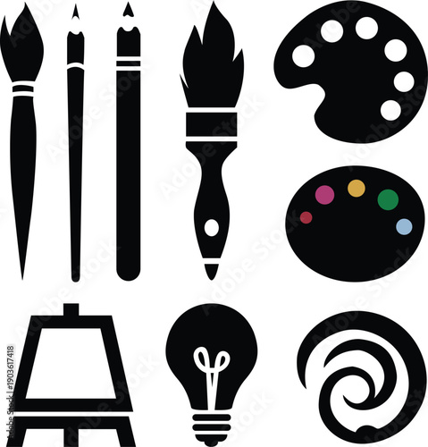 World Art Day Celebration vector