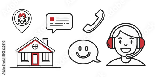 Illustrations of services provided by a home care agency