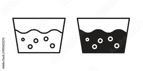 Soak icon and symbol. Vector illustration.eps