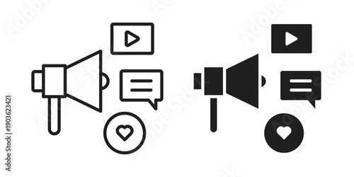 Social campaign icon and symbol. Vector illustration.eps