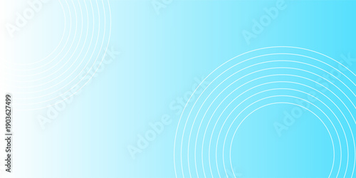 blue background with white circle rings in faded distressed vintage grunge texture design, old geometric pattern paper