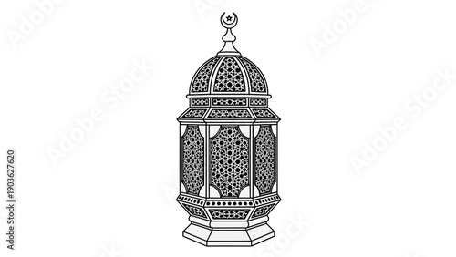 An intricately designed lantern illustration featuring ash remnants, ornate patterns, and cultural significance, viewed from the front with detailed artwork