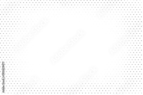 Abstract Halftone Border Vector Background