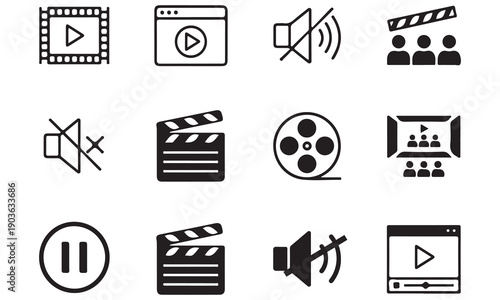 Emergency, Communication, and Internet Icon Set – Black Vector Symbols for Alert, Wi-Fi, and Mobile Connection Concepts