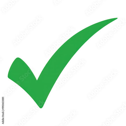 Free Download Bright green checkmark tick check mark isolated on a transparent background - GFXLoad