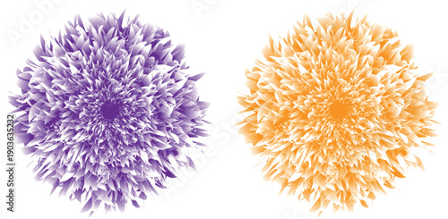 Minimal Flower Icons Set Isolated on White Background with Simple Floral Symbol Design in Clean Vector Illustration Style