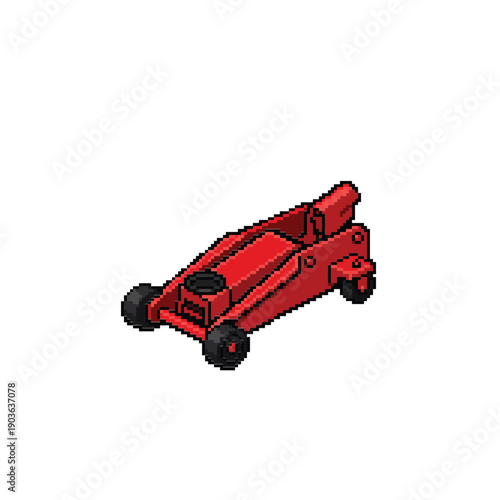 Hydraulic Floor Jack Pixel Art Sprite