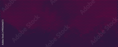 Halftone dots red and blue color pattern gradient grunge texture background
