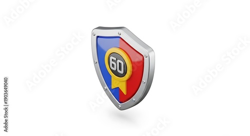 Shield emblem featuring colorful sd logo for security or digital protection purposes. isolated on white background Free Download Shield emblem featuring colorful sd logo for security or digital protection purposes. isolated on white background - GFXLoad