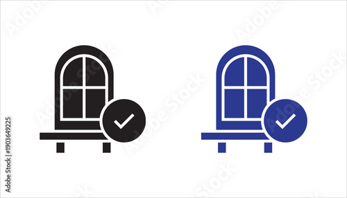 window, roller blind, window blind, curtain, shade, home interior, house, building, architecture, interior design, privacy, sunlight control, window covering, modern home, minimal icon, line icon, out