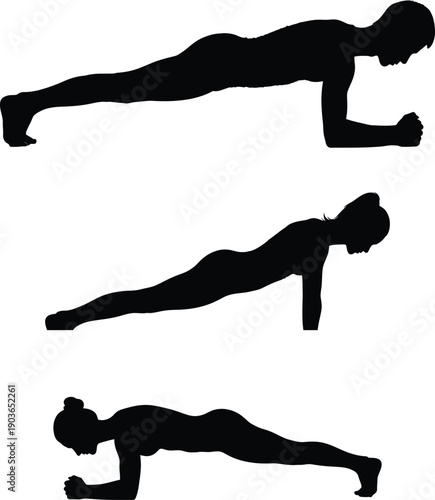 Variations of plank exercise for core strength