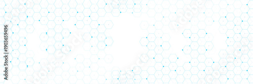 Geometric abstract background with hexagons shape pattern. Modern health care and medical design. Suitable for scientific research, medicine, science and technology. Vector