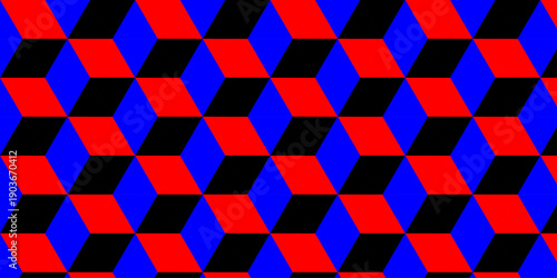 seamless cubic wall decoration triangle pattern modern wallpaper. grid floor matt design.