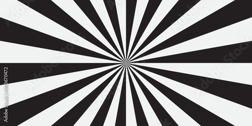 abstract black and white sunbeam ray sum light sunburst texture design.