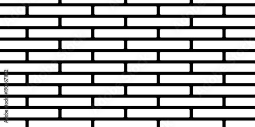 Masonry row Pavement brick wall seamless mosaic stone concrete wall surface tiles. subway vector block rock white brick wall texture background.