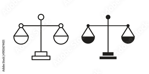 Economies of scale icon vector on trendy design. Outline vector stock illustration.