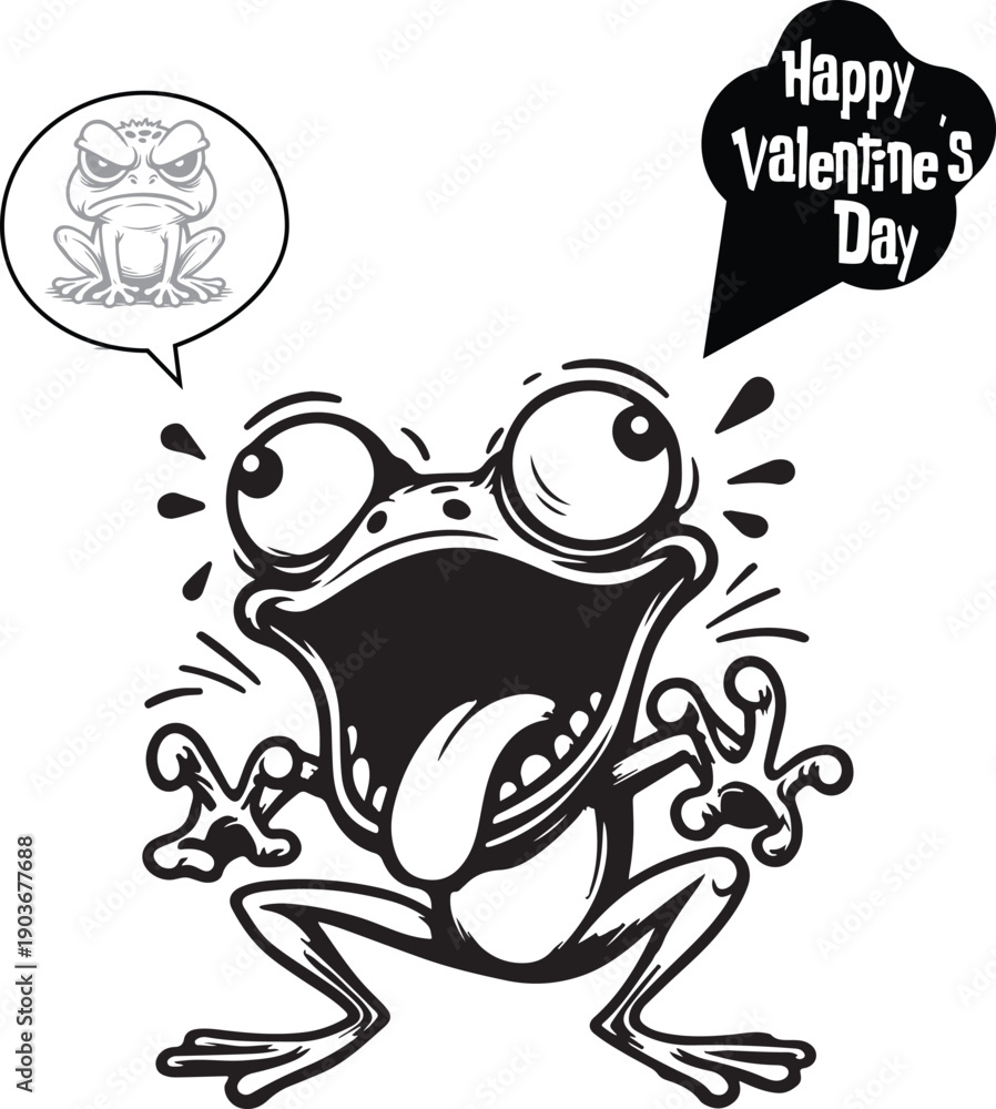 Obraz premium frog on a leaf