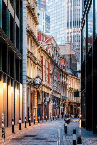 Throgmorton Street, commerical center in London
