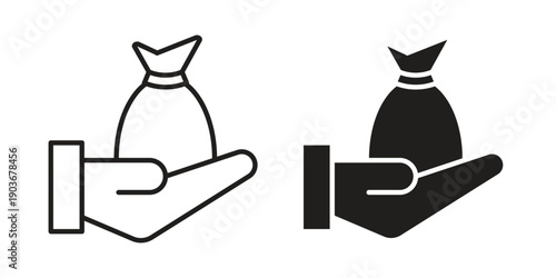 Inheritance law icon vector on trendy design. Outline vector stock illustration.