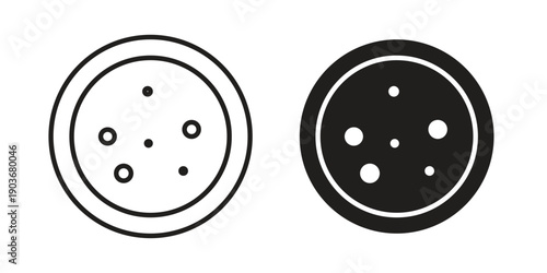 Leukemia icon vector on trendy design. Outline vector stock illustration.