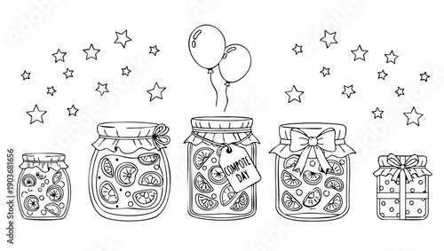 Modern Home Canning and Preserving Icons