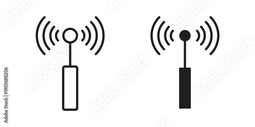 Sensor icon vector on trendy design. Outline vector stock illustration.