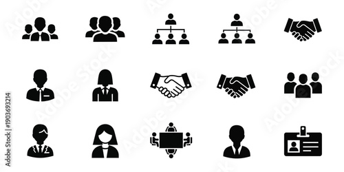 Business and teamwork icons