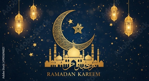 Elegant islamic banner design template. Special sale promotion modern style for ramadan kareem	