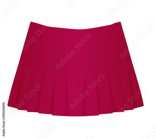 Rose mini skirt. vector illustration