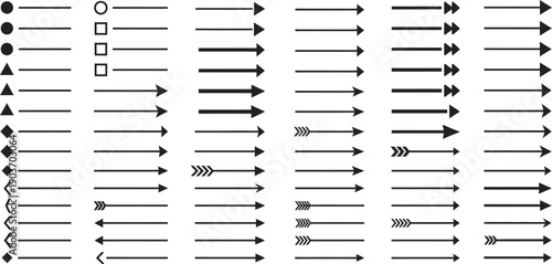 Bullet points vector set  
