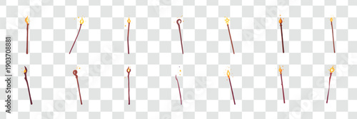 Magic Wand and Wizard Staff Collection Vector. Fantasy Wands Set for Spells, Games and Fairytales