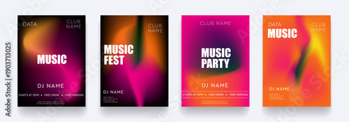 Futuristic abstract background with liquid pink, orange color.