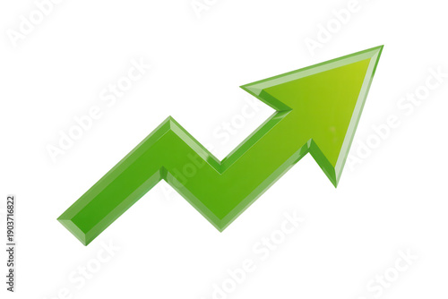Green arrow symbolizing growth and success in business and finance Free Download Green arrow symbolizing growth and success in business and finance - GFXLoad