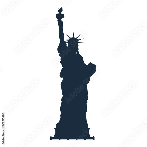 Design icon symbol statue of liberty america