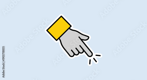Hand Cursor Pointer Click Icon Vector