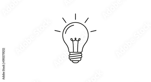 Bright Yellow Sun Icon Shining Warmly on Isolated White Background