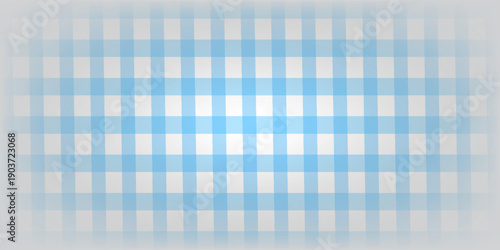 Seamless Light Blue Gingham Pattern Background. Classic Two-Tone Pastel Plaid Check Design for Fabric, Textile, Wallpaper, and Picnic Decor.