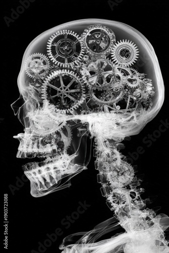 Mechanical intelligence: Gears inside a human skull