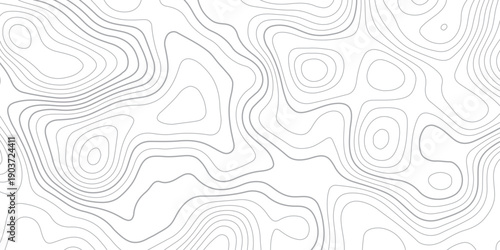 Topographic map background geographic line map with seamless ornament design. vector geographic contour map. geographic mountain relief diagram line wave carve pattern.