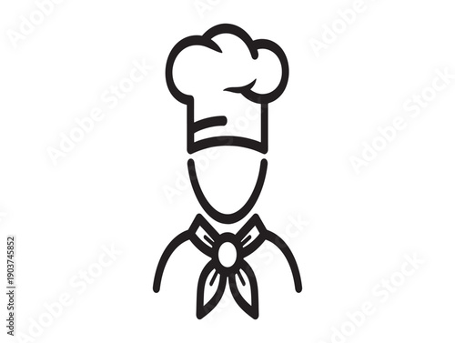 Simple chef illustration