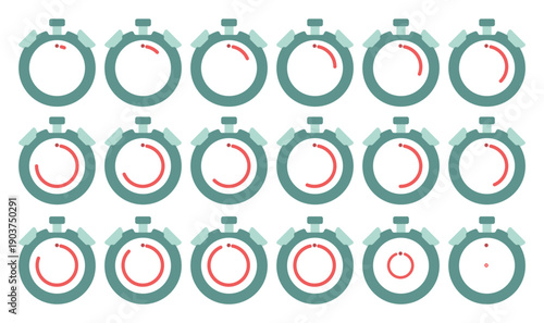 Deadline countdown clock set